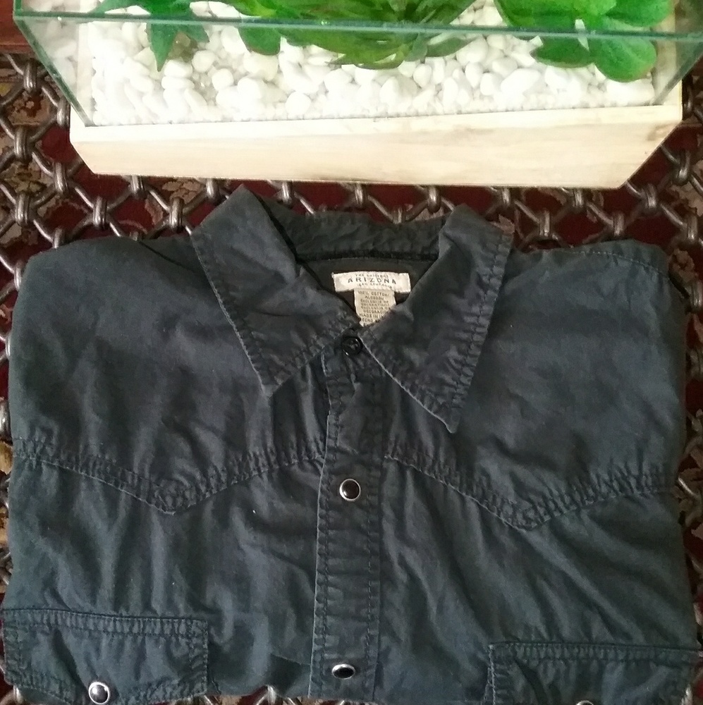 Arizona Black Pearl Snap Shirt